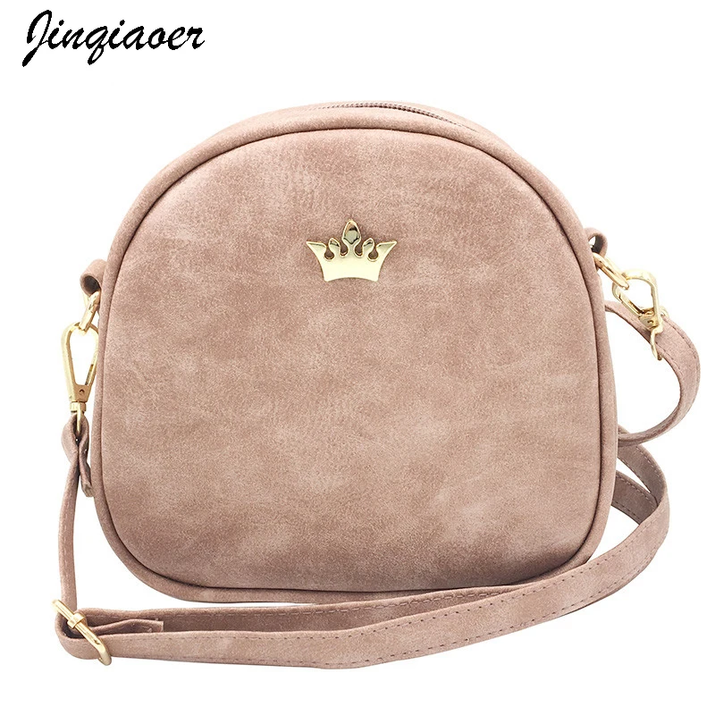 

2018 Women's Bags color Shoulder Bags PU Leather Messenger Bag Ladies Crossbody Mini Bag Female Crown School CC1341/q