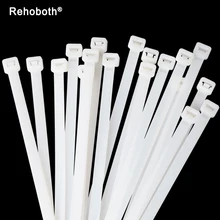 1000 Pcs 3x100mm White Black Self-locking Plastic Nylon Cable Ties Wire Zip Tie 1000 Pcs 3x100mm White Black Self-locking Plastic Nylon Cable Ties Wire Zip Tie