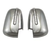 Per Mitsubishi L200 Triton 2016 2017 Copertura Dello Specchio Retrovisore Auto con Luci A LED Parti Esterne Accessori Chrome ABS