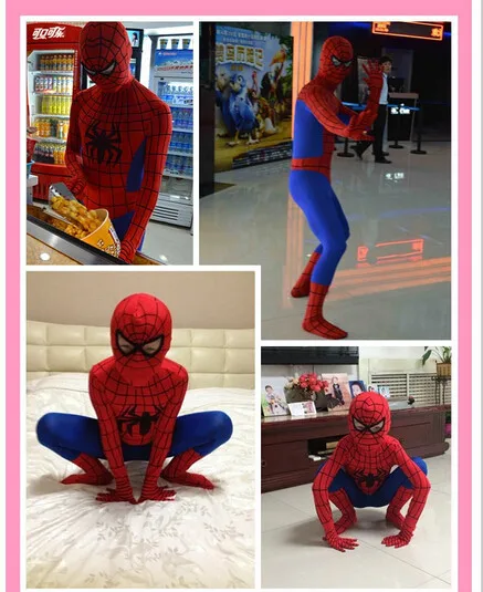 Новинка, красный и черный костюм Человека-паука, костюм Человека-паука, Spider-man костюмы для взрослых, детей, детей, Spider-man, одежда для костюмированной вечеринки