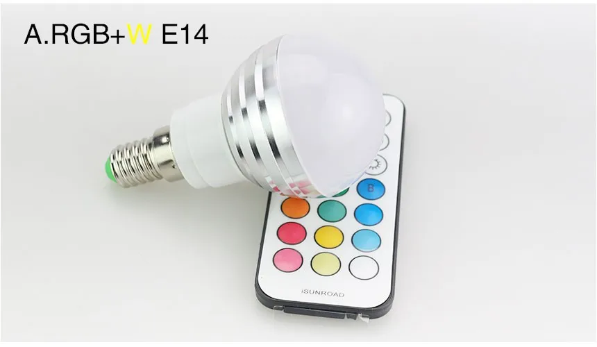 5W RGB RGBW LED bulb (18)