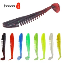 Thread T-tail Lure Soft Bait Soft Lure Bait 8cm/37.8g 10/PCS Wobblers Worm Outdoor Fish Food Fish Bait Fishing Gear jooyoo