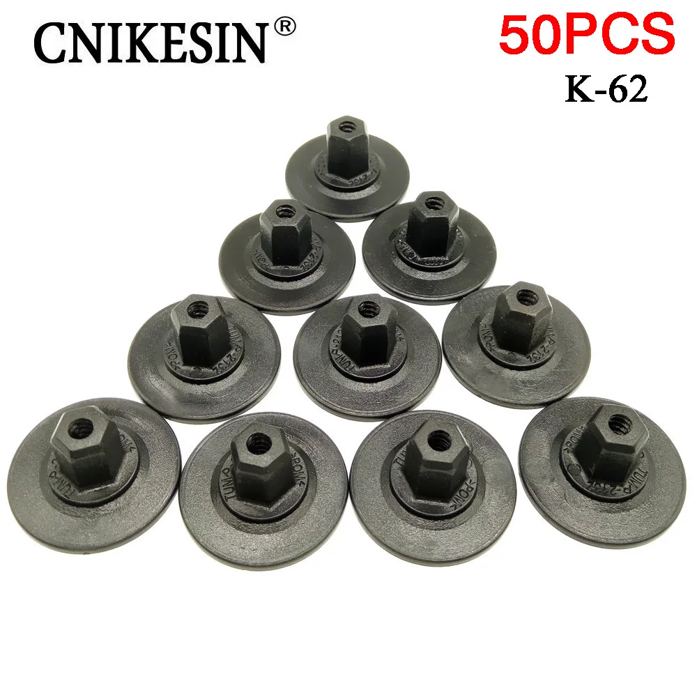 

CNIKESIN 50PCS Auto Self Tapping Screws Seat Nut Cap for Audi Plastic Self Tapping Screw Holder Cushion fastener Car Accessories