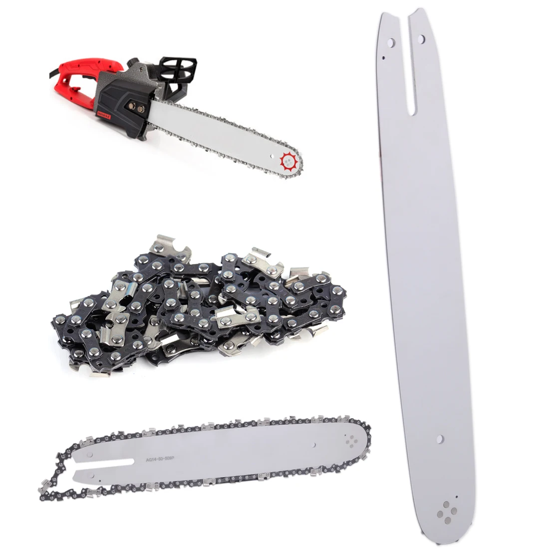 LETAOSK High Quality 14" Chainsaw Guide Bar And Saw Chain Combo 3/8 LP