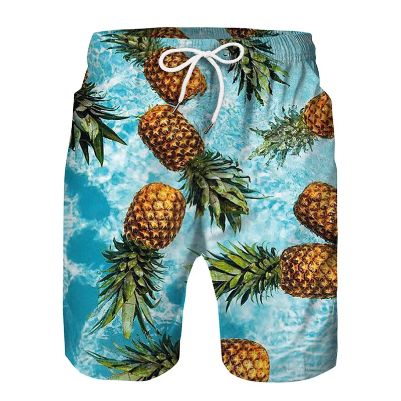

Spartan Pineapple Lemon Watermelon Fruit Board Short Sportswear Loose Breathable Swimming Beach Summer Vacation Pants Shorts Men