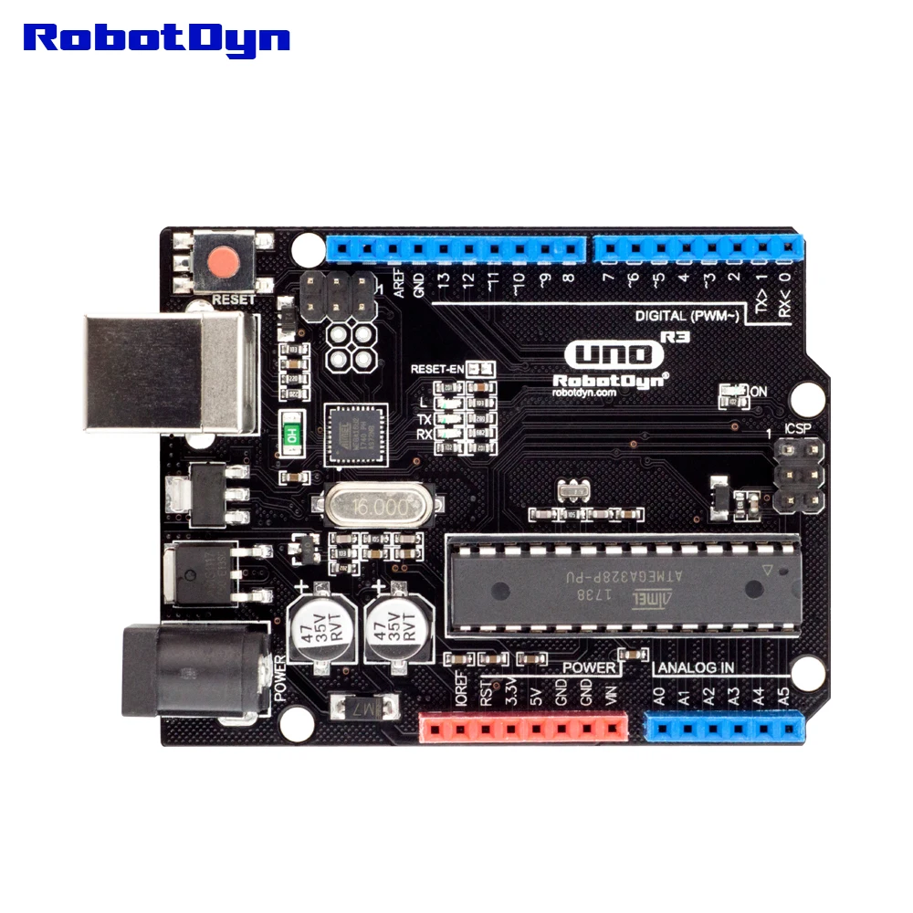 Классический UNO R3 ATmega16U2+ ATmega328P-PU(Arduino-совместимая плата