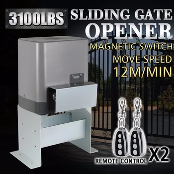 

Motor Powered Automatic Sliding Gate Opener + Remote Controllers