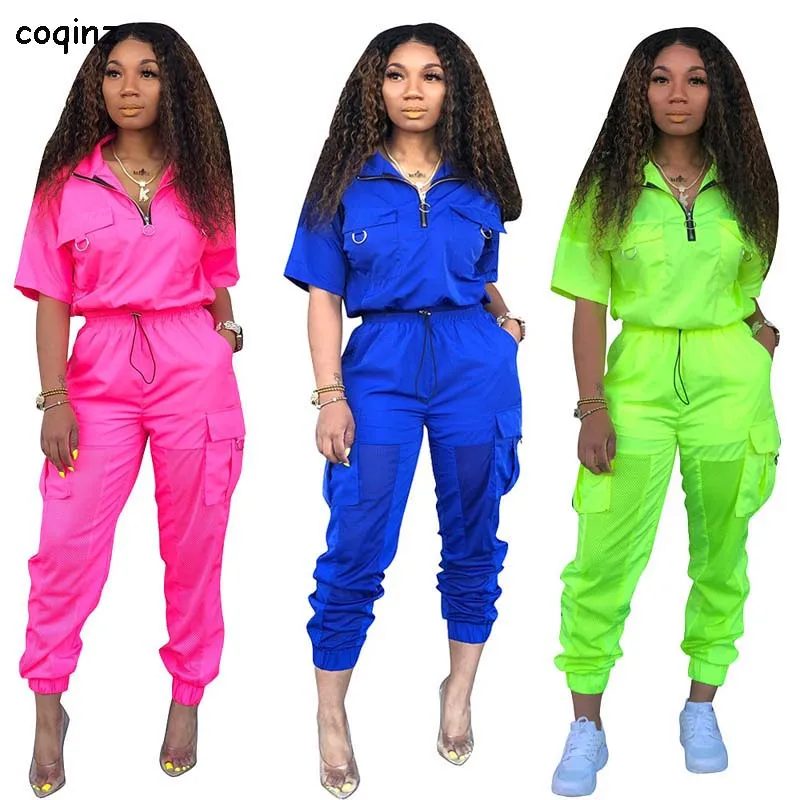 

2019 plus size neno two piece set top and pants matching sets tracksuit women club outfits 2 piece set women jogging femme CM572
