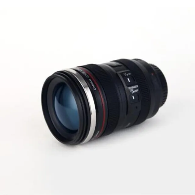 camera lens flask