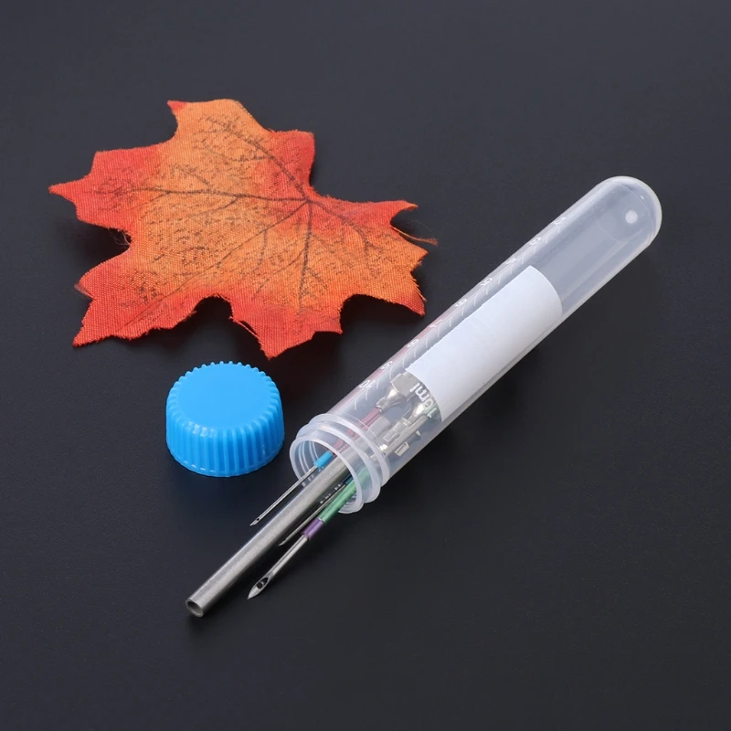 

5x Embroidery Stitching Punch Needle Handmade Sewing Tool Set 9# 10# 12# 14# 16#
