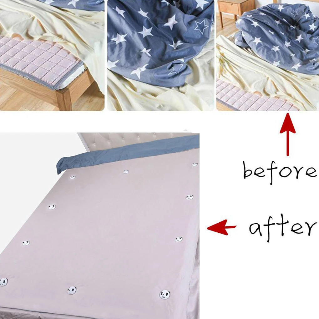 

Anti-skid Quilt Fixator Hotel Blanket Pins Cartoon Fixed Button Magnetic Duvet Clips Beddings Fasteners Unclasp
