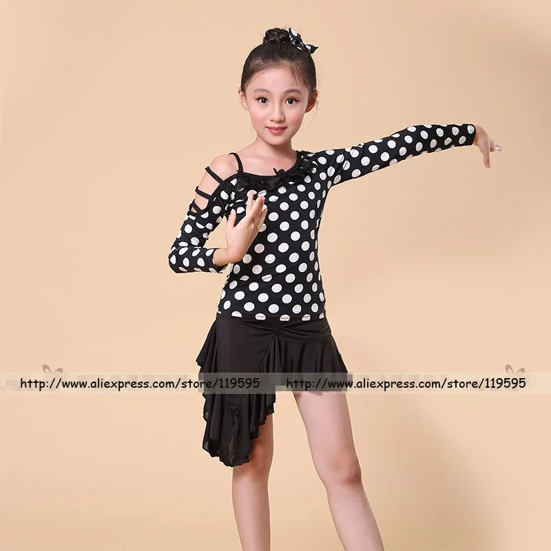 Autumn Size Long Sleeves Latin Dance Dress New Dress For Ballroom Dancing Salsa Rumba Tango Cha Cha Dance Dresses 8 Sizes - Цвет: Синий