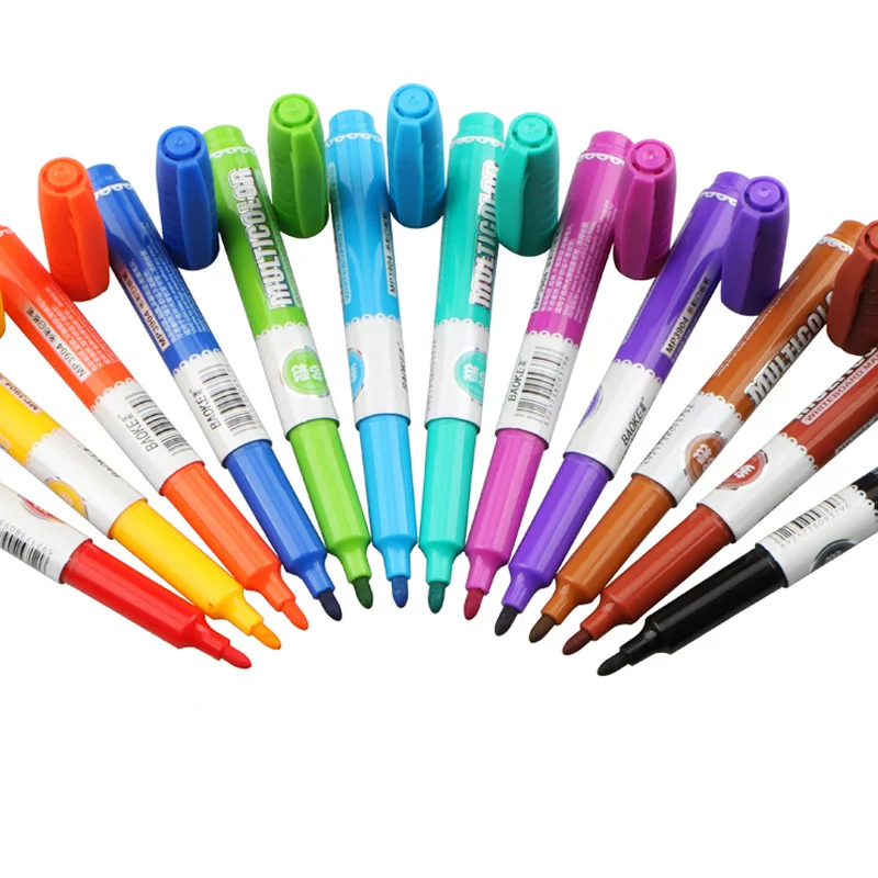 8pcs colorful white board maker pen white board whiteboard marker liquid chalk erasable glass
