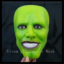 Hot !!! Famous Magic Comedy Movie (“The Mask” ) Mask Latex Jim Carrey Mask Halloween Costume Cosplay/Masquerade Costume Prop/Toy