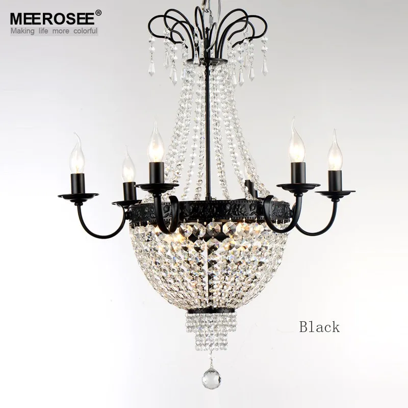French Empire Crystal Chandelier Light Fixture Vintage French Empire Crystal Chandelier Light Fixture Vintage Lighting Wrought Iron White Chrome Black Color In Chandeliers From Lights On