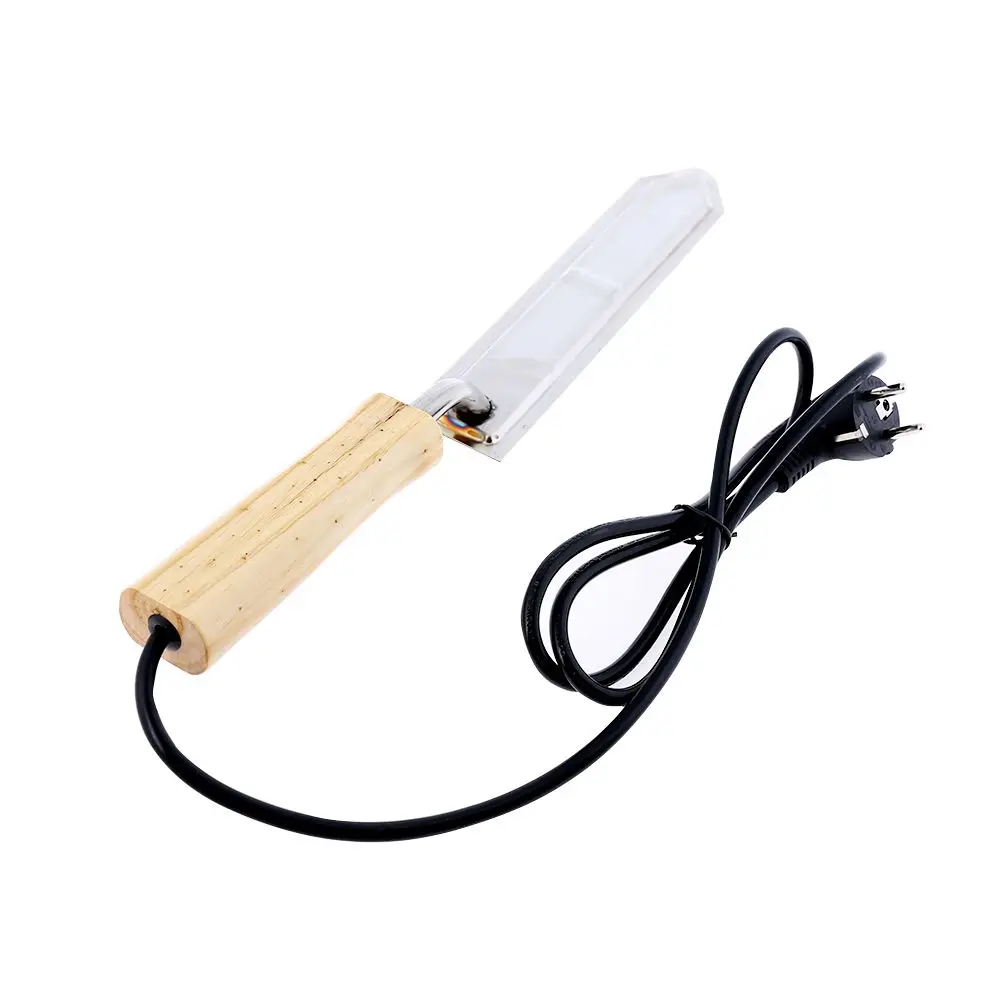 HOT EU Plug Electric Honey Knife Bee Beekeeping Equipment Cutting Knife Heating Handle Wooden Tools Stainless Steel Scraper HOT EU Plug Electric Honey Knife Bee Beekeeping Equipment Cutting Knife Heating Handle Wooden Tools Stainless Steel Scraper