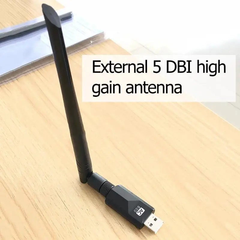 ALLOYSEED M 600P USB WiFi адаптер 600 Мбит/с 5dBi антенна двухдиапазонный приемник 802.11ac/b/n/g