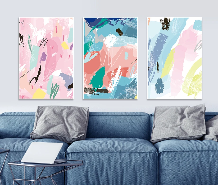 Watercolor Drawing Wall Pictures Nordic Design Posters Home Decoration Brand Waterproof Ink New Painting Diy Home Decor (1)