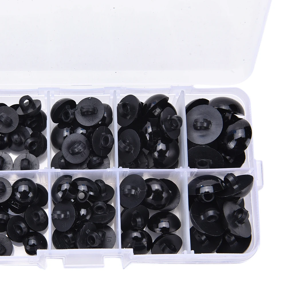 100Pcs 9 15mm Plastic Safety Eye Button For bear Doll Puppet Toyin