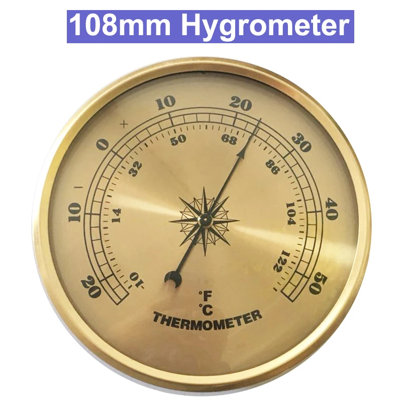 C9123 Wall Hanging Household 108mm Hygrometer Air Moisture Meterin