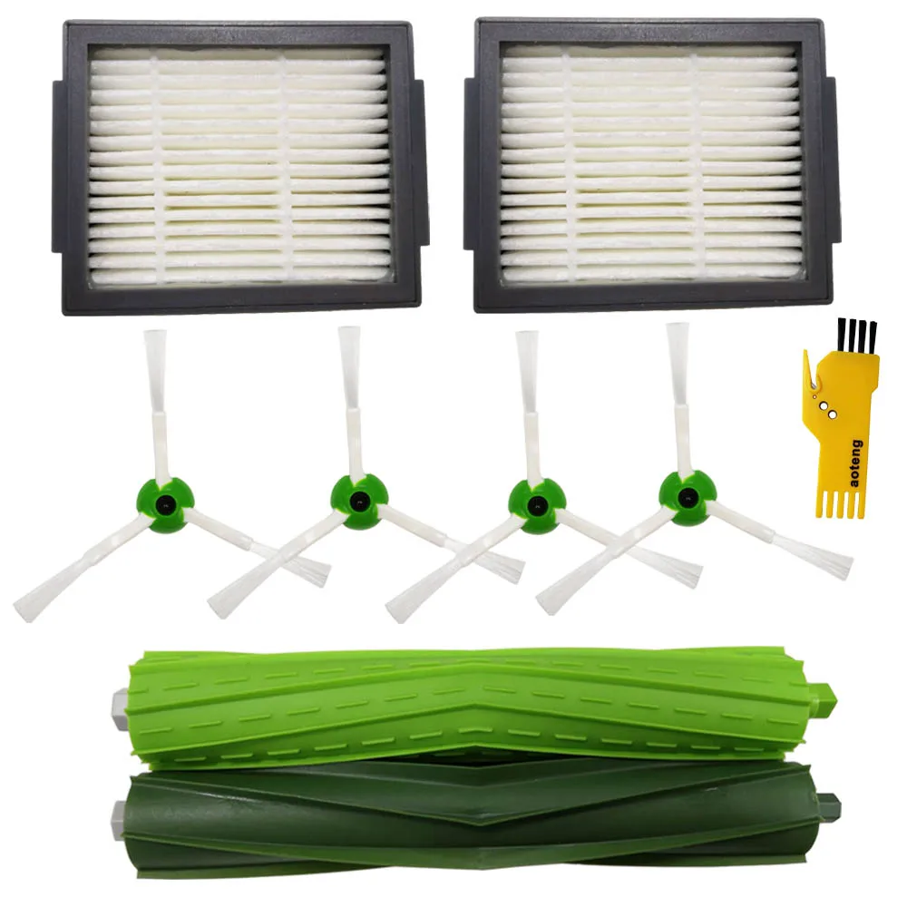 

Roller brush & Hepa Filter & side brush for iRobot Roomba i7 i7+ / i7 Plus E5 E6 E7 I Series Vacuum Cleaner Parts Free Post