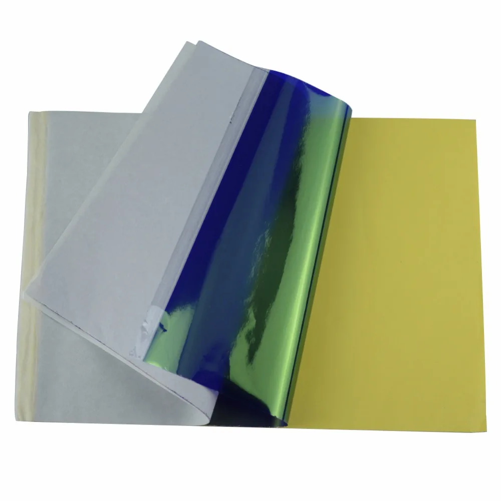 Hot 5pcs/set Tattoo Accessories Stencil Transfer Paper A4   Stencil Carbon  Tattoo Supplies Copy Body Arts