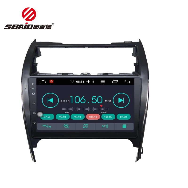 Clearance Sbaid 10.1" Android Coche Gps Reproductor Multimedia paraToyota Camry EE. UU. y Medio Oriente versión 2012, 2013, 2014 radio car 3