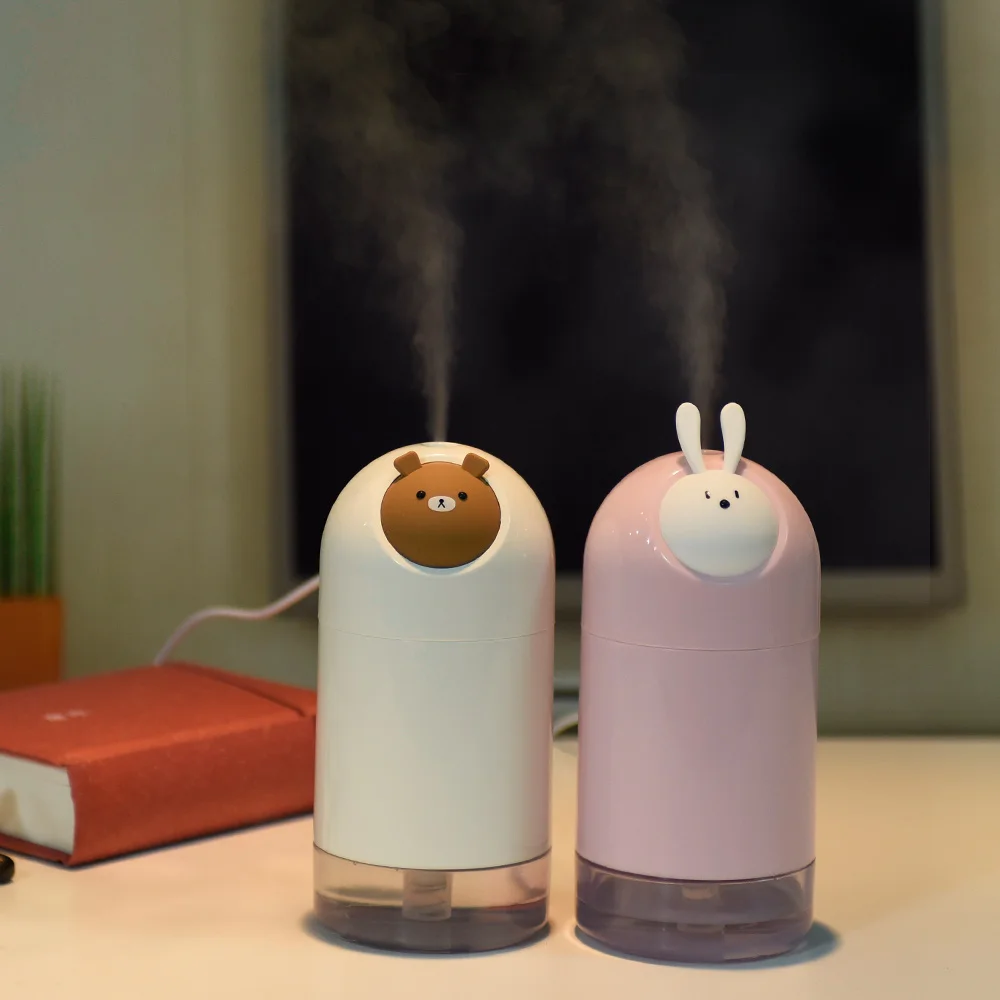 

280ml Aromatherapy Ultrasonic Air humidifier Essential oil Diffuser Portable USB Mini Humidifier Cool Mist Car Diffuser For Home