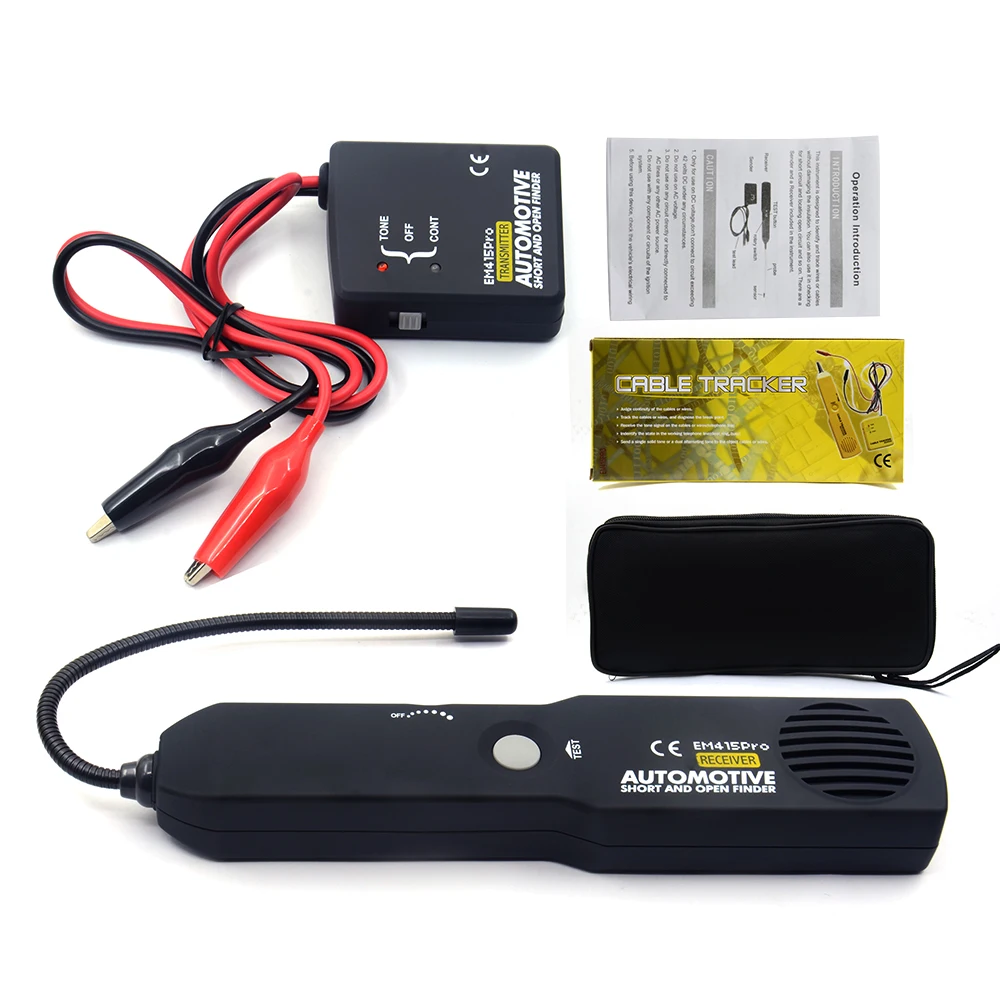 Universal EM415PRO Automotive Cable Wire Tracker Short&Open Circuit Finder Tester Car Vehicle Repair,circuit detector,circuit tester
