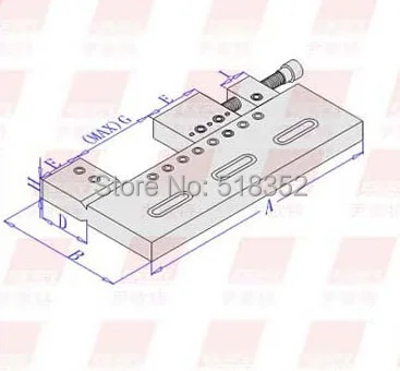 EPT-705-150 точность EDM тиски быстрого зажима, открывание: 150mmSUS440 нержавеющая сталь тиски зажим для заточки зубьев для EDM резки проволоки машины