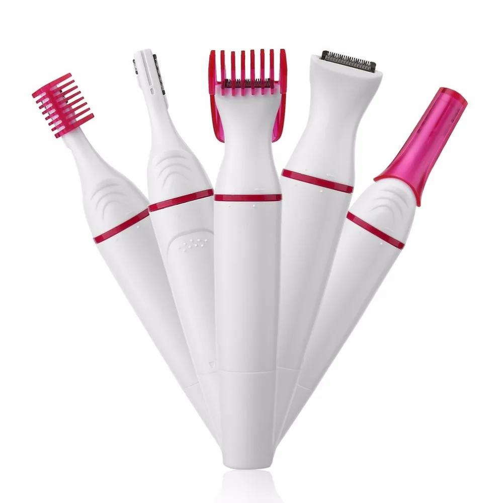 

5 In 1 Hair Removal Trimmer Razor Multifunction Electric Shaving Epilator Female Bikini Shaving Machine Shaver Eyebrow Underarm