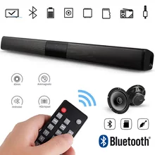 Звуковая панель с Bluetooth стерео 20 Вт Hifi Беспроводная колонка домашний кинотеатр система объемного звучания тонкий ТВ динамик TF FM магнитола с AUX колонкой