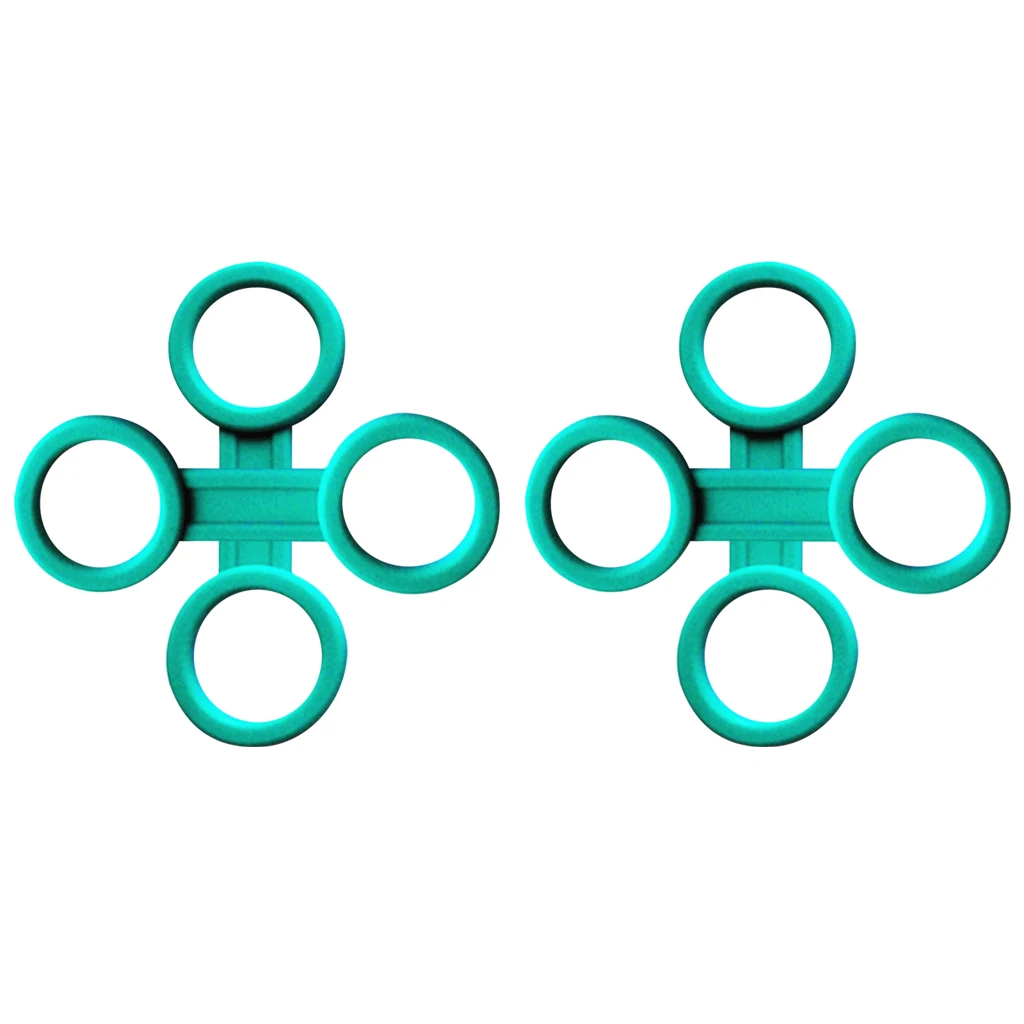 4pcs Silicone Rubber Snorkel Keeper Clip Attaching to Scuba Dive Mask for Water Sports Snorkeling Diving Surfing Accessories