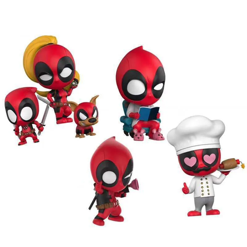 Deadpool Mini Action Figure 1/10 scale painted figure ...