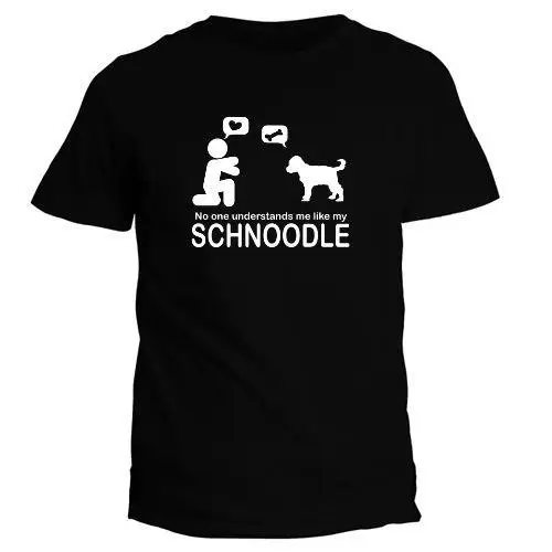 2017 Новые Мужские Прохладный Никто не Понимает Меня Как Мой Schnoodle Дизайн Мужская