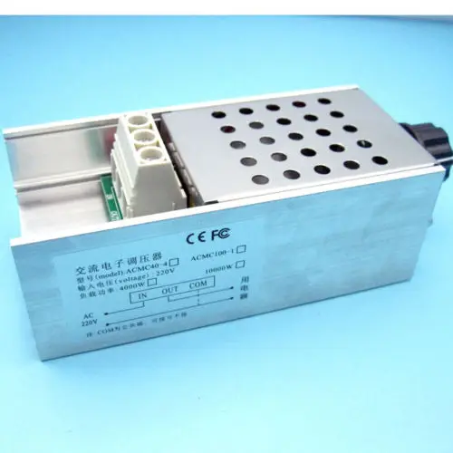 10000W 110v 220V SCR Voltage Regulator Motor Speed Controller Dimmer Thermo XL 