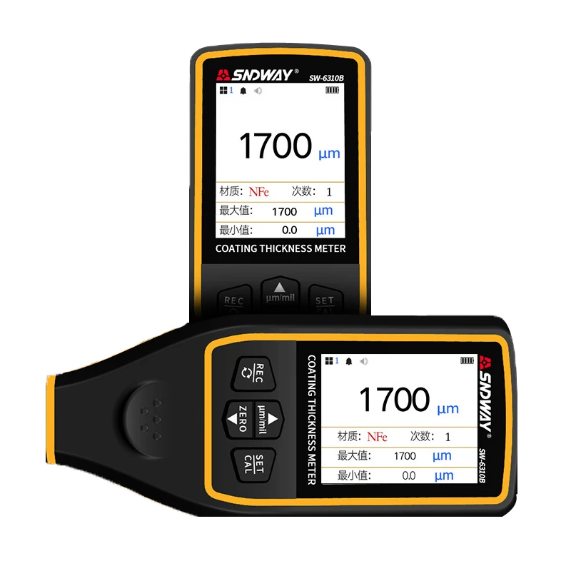 SW6310A/6310B HD цветной экран голосовое вещание 0 1700 мкм фотометр для покраски