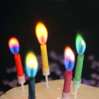 Свечи с разноцветным пламенем #1