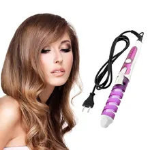 GW Электрический волшебный инструмент для укладки волос, профессиональная спиральная Плойка для завивки волос Rizador De Pelo, роликовая палочка для завивки волос, стайлер с европейской вилкой