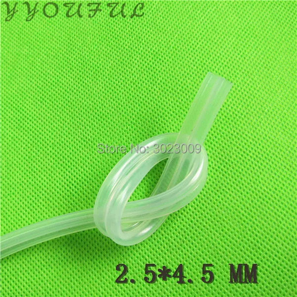 

10M printer silicone ink tube 4.5X2.5MM ultra soft for Epson DX5 DX7 cap top Mutoh VJ1604 1614 1624 pump assembly ink pipe