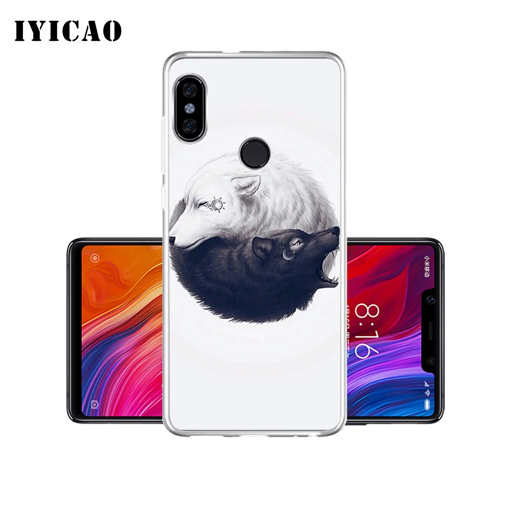 IYICAO Cool Animal Wolf lion tiger Мягкий силиконовый чехол для телефона Xiaomi Redmi 4A 5A 6A Note 7 6 5 Pro Plus