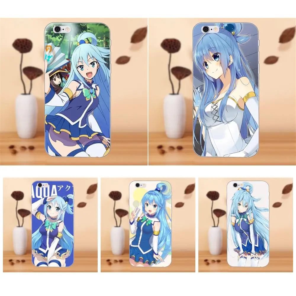 

Soft TPU Covers Case Anime Sexy Girl Aqua Konosuba For Huawei Mate 7 8 9 10 P7 P8 P9 P10 P20 Lite Plus Pro GR5 P Smart 2017
