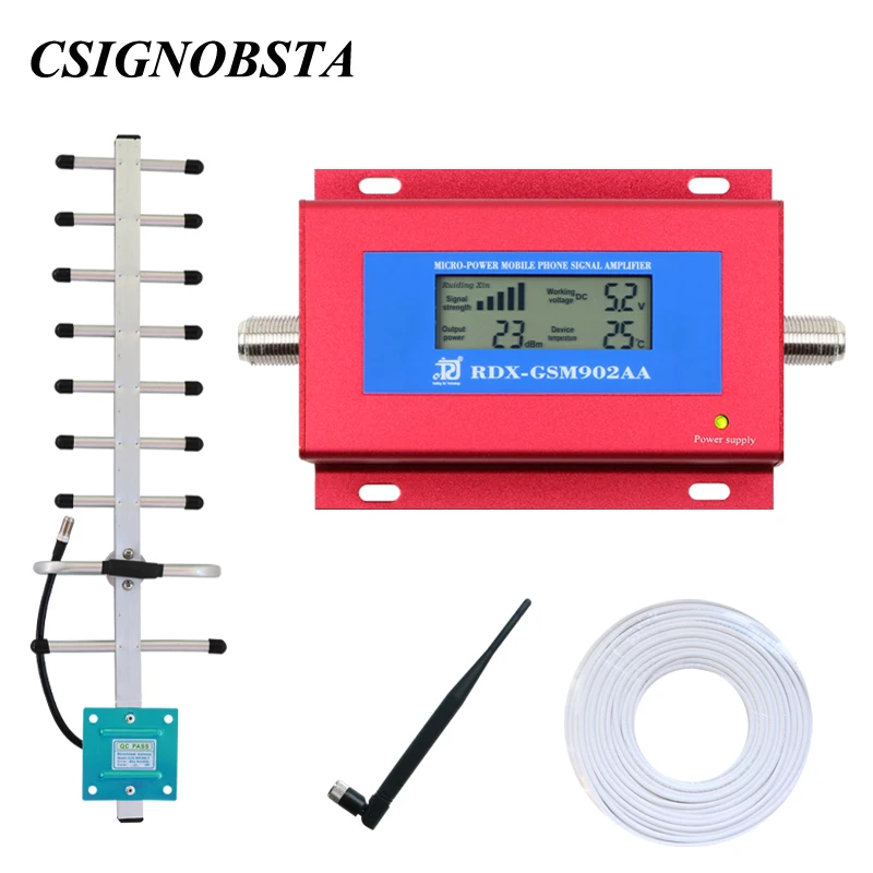 

New Model GSM902AA Cellphone GSM Signal Repeater for Mobile Phone 2G GSM900 MHz Signal Booster Amplifier Red Color Wholesale