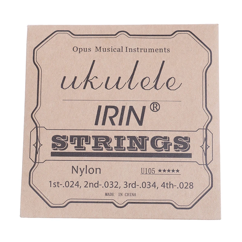 4PCS/set U105 White nylon Ukulele Strings Nylon Guitar Replacement Parts for Ukulele