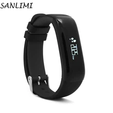 Sanlimi P1 SmartBand Montres Presión arterial Bluetooth браслет сердечного ритма Мониторы смарт-браслет Фитнес для Android IOS Телефон