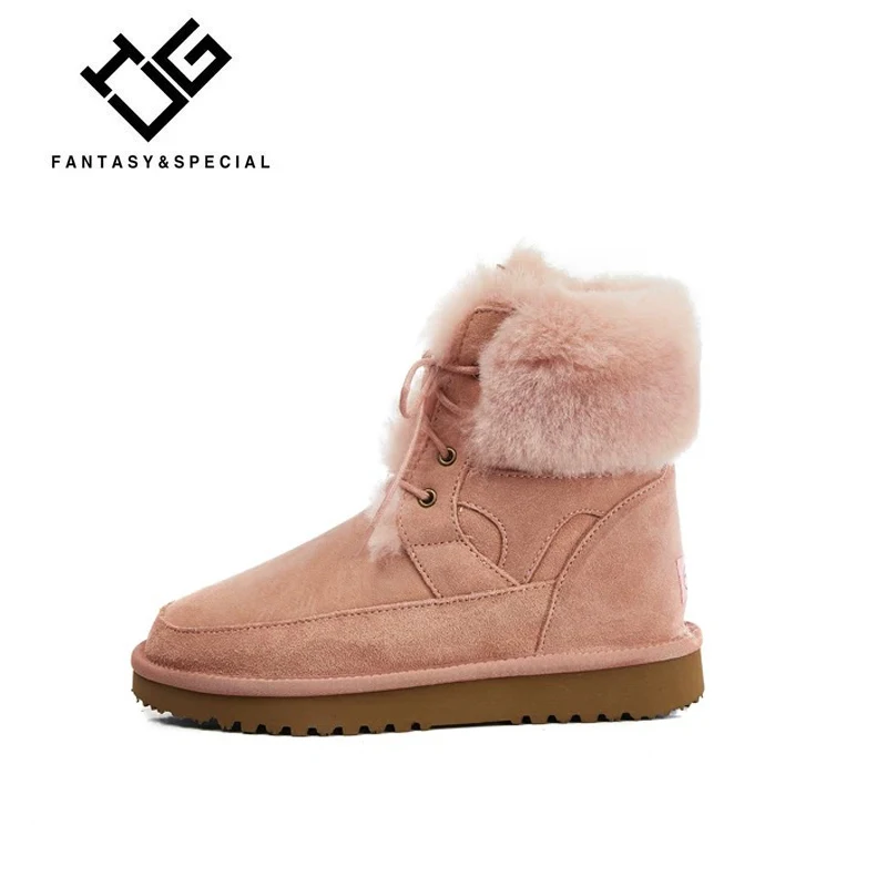 

IGU 2018 Women Boots Winter Warm Snow Boots Females Ankle Boots For Female Winter Shoes Botas Mujer Plush Booties Shoes Ladies