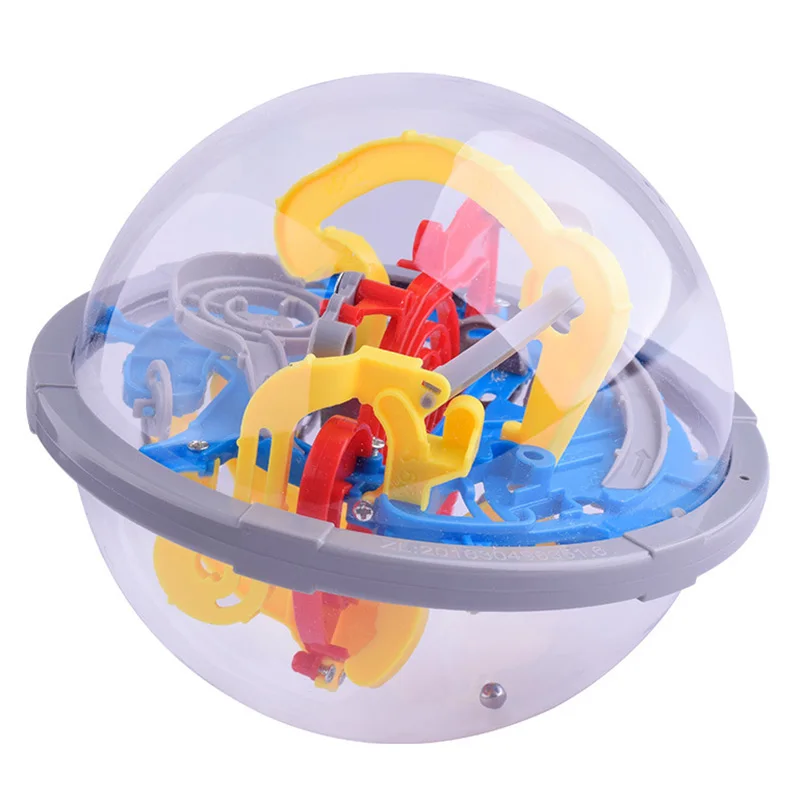 3D Labyrinth Intellect Ball Balance Barrier Magic Maze Puzzle Toy Children Educational Toy YJS Dropship