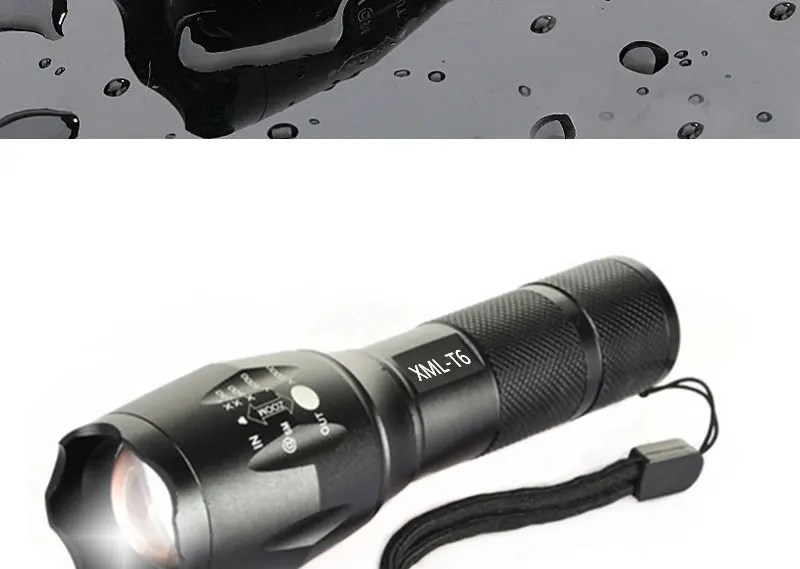 CREE XML E17 T6 Torch Flashlight 2000LM Waterproof Ultra Bright Tactical LED Flash Light Hunting Riding Lamps AAA 18650 (3)