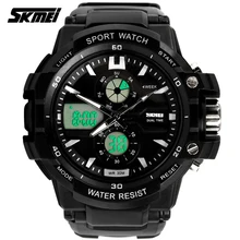 SKMEI 0990 Large Size Men Digital Watch Military Sport Watches Men Luxury Brand LED Watch Quartz Waterproof Relogio Masculino