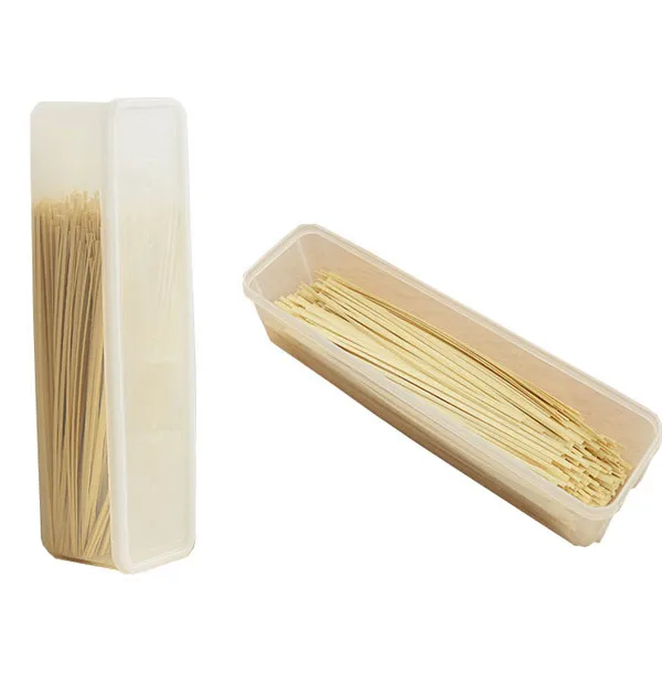 Spaghetti Pasta noodle storage box 1.3L kitchen food canister plastic